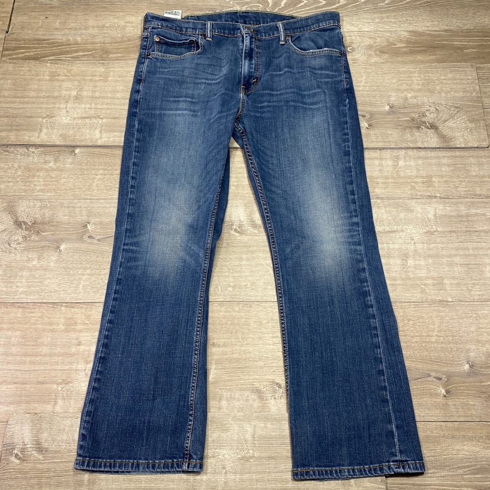 Levi Strauss & Co 505 Mens Bootcut Jeans Medium Wash Size 38x30